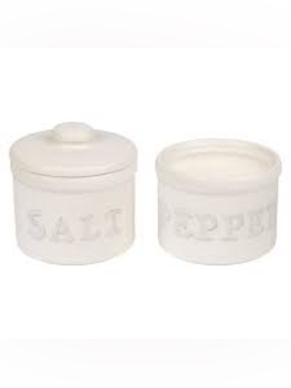 Crofton Ceramic Salt & Pepper Cellars
3.5 x 3.5 x 5.9